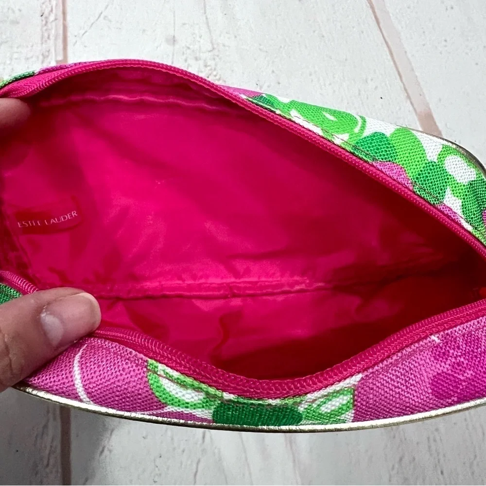 Lilly Pulitzer x Estée Lauder Floral Travel Makeup Toiletries Bag Clutch